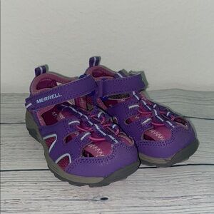 Merrell Purple Sandals with Protective Toe Cap